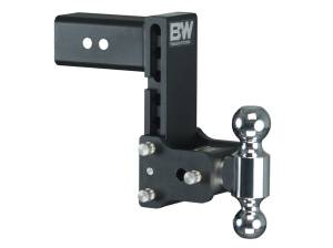 B&W Trailer Hitches B&W Tow & Stow Dual Ball Adjustable Ball Mount, 7-1/2" Drop, 7" Rise, 3" Shank, 2" and 2-5/16" Balls - TS30040B