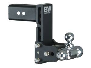 B&W Trailer Hitches B&W Tow & Stow Tri Ball Adjustable Ball Mount, 7-1/2" Drop, 7" Rise, 3" Shank, 1-7/8", 2" and 2-5/16" Balls - TS30049B