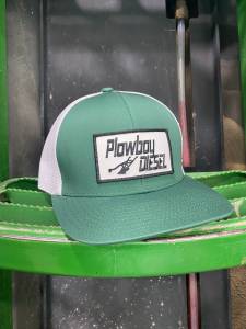 Plowboy Diesel Green and White Patch Hat