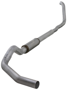 Diamond Eye - Turbo Back Exhaust For 00-03.5 Ford F250/F350 Superduty 7.3L 5 Inch Single Pass No Muffler Aluminum Diamond Eye - Image 2