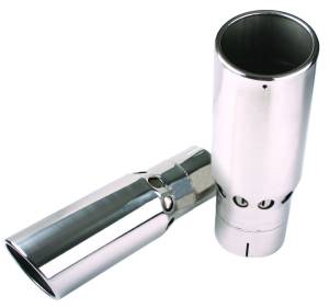 Diamond Eye - Exhaust Tip Vented Rolled Angle 5 Inch ID X 6 Inch OD X 16 Inch Long Tail Pipe Tips Diamond Eye - Image 2