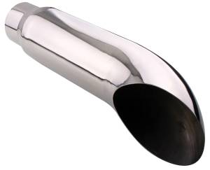 Diamond Eye - Exhaust Tip Vented Rolled Angle 4 inch ID X 5 Inch OD X 16 Inch Long Tail Pipe Tips Diamond Eye - Image 2