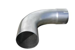 Diamond Eye - Exhaust Pipe Elbow 90 Degree L Bend 3 Inch Aluminized Performance Exhaust Elbow Diamond Eye - Image 3