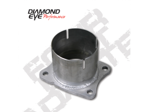 Diamond Eye - Exhaust Flange 4 Inch T409 Stainless For 01-07.5 Silverado/Sierra 2500/3500 Performance Series Diamond Eye - Image 1