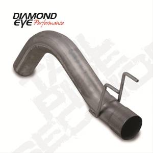 Exhaust Pipe 5 Inch 07.5-10 Silverado/Sierra 2500/3500 Diesel First Section Pass Stainless Exhaust Tail Pipe Diamond Eye